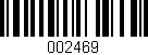 Código de barras (EAN, GTIN, SKU, ISBN): '002469'