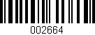 Código de barras (EAN, GTIN, SKU, ISBN): '002664'