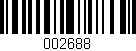Código de barras (EAN, GTIN, SKU, ISBN): '002688'