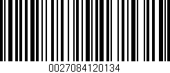 Código de barras (EAN, GTIN, SKU, ISBN): '0027084120134'
