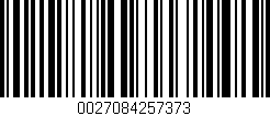 Código de barras (EAN, GTIN, SKU, ISBN): '0027084257373'