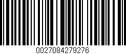 Código de barras (EAN, GTIN, SKU, ISBN): '0027084279276'