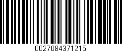 Código de barras (EAN, GTIN, SKU, ISBN): '0027084371215'