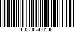 Código de barras (EAN, GTIN, SKU, ISBN): '0027084438208'