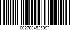 Código de barras (EAN, GTIN, SKU, ISBN): '0027084525397'