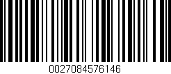 Código de barras (EAN, GTIN, SKU, ISBN): '0027084576146'