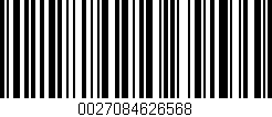Código de barras (EAN, GTIN, SKU, ISBN): '0027084626568'