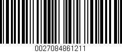 Código de barras (EAN, GTIN, SKU, ISBN): '0027084861211'