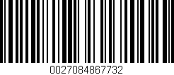 Código de barras (EAN, GTIN, SKU, ISBN): '0027084867732'