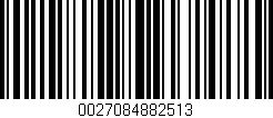 Código de barras (EAN, GTIN, SKU, ISBN): '0027084882513'