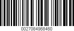 Código de barras (EAN, GTIN, SKU, ISBN): '0027084968460'