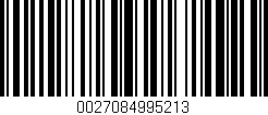 Código de barras (EAN, GTIN, SKU, ISBN): '0027084995213'