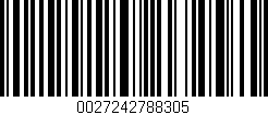 Código de barras (EAN, GTIN, SKU, ISBN): '0027242788305'