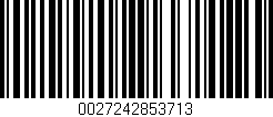 Código de barras (EAN, GTIN, SKU, ISBN): '0027242853713'