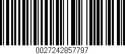 Código de barras (EAN, GTIN, SKU, ISBN): '0027242857797'