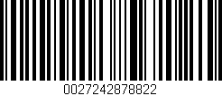 Código de barras (EAN, GTIN, SKU, ISBN): '0027242878822'