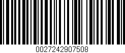 Código de barras (EAN, GTIN, SKU, ISBN): '0027242907508'