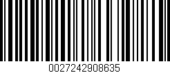 Código de barras (EAN, GTIN, SKU, ISBN): '0027242908635'