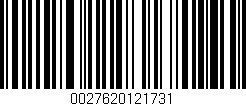 Código de barras (EAN, GTIN, SKU, ISBN): '0027620121731'