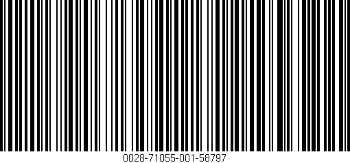 Código de barras (EAN, GTIN, SKU, ISBN): '0028-71055-001-58797'