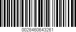 Código de barras (EAN, GTIN, SKU, ISBN): '0028460643261'