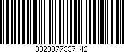 Código de barras (EAN, GTIN, SKU, ISBN): '0028877337142'