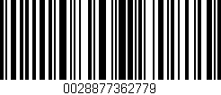 Código de barras (EAN, GTIN, SKU, ISBN): '0028877362779'