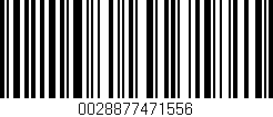 Código de barras (EAN, GTIN, SKU, ISBN): '0028877471556'