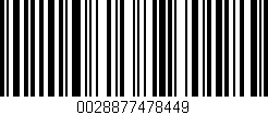Código de barras (EAN, GTIN, SKU, ISBN): '0028877478449'