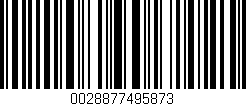 Código de barras (EAN, GTIN, SKU, ISBN): '0028877495873'