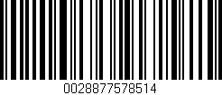 Código de barras (EAN, GTIN, SKU, ISBN): '0028877578514'
