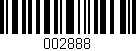 Código de barras (EAN, GTIN, SKU, ISBN): '002888'