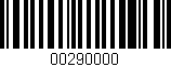 Código de barras (EAN, GTIN, SKU, ISBN): '00290000'