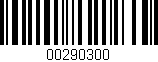 Código de barras (EAN, GTIN, SKU, ISBN): '00290300'