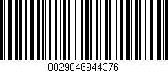 Código de barras (EAN, GTIN, SKU, ISBN): '0029046944376'