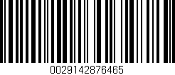 Código de barras (EAN, GTIN, SKU, ISBN): '0029142876465'