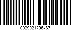Código de barras (EAN, GTIN, SKU, ISBN): '0029321736467'