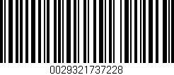 Código de barras (EAN, GTIN, SKU, ISBN): '0029321737228'