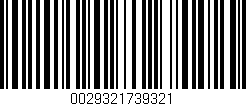 Código de barras (EAN, GTIN, SKU, ISBN): '0029321739321'
