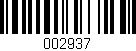 Código de barras (EAN, GTIN, SKU, ISBN): '002937'