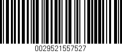 Código de barras (EAN, GTIN, SKU, ISBN): '0029521557527'