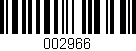 Código de barras (EAN, GTIN, SKU, ISBN): '002966'