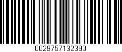 Código de barras (EAN, GTIN, SKU, ISBN): '0029757132390'