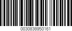 Código de barras (EAN, GTIN, SKU, ISBN): '0030838950161'