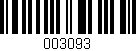 Código de barras (EAN, GTIN, SKU, ISBN): '003093'