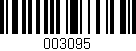 Código de barras (EAN, GTIN, SKU, ISBN): '003095'