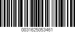 Código de barras (EAN, GTIN, SKU, ISBN): '0031625053461'