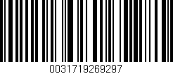 Código de barras (EAN, GTIN, SKU, ISBN): '0031719269297'