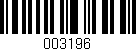 Código de barras (EAN, GTIN, SKU, ISBN): '003196'