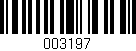 Código de barras (EAN, GTIN, SKU, ISBN): '003197'